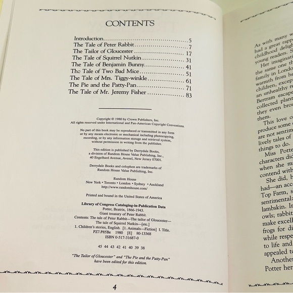 Giant Treasury of Peter Rabbit 🐰🤍 Beatrix Potter Hardcover Book - Picture 5 of 8